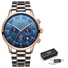 LIGE Sport Quartz Clock Mens Watches Top Brand Luxury Business Waterproof Watch - Lafix