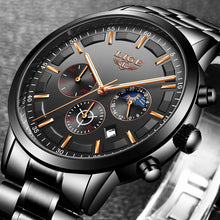 LIGE Sport Quartz Clock Mens Watches Top Brand Luxury Business Waterproof Watch - Lafix