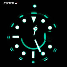 SINOBI Casual Men Watch Waterproof Date Stainless Steel Band - Lafix