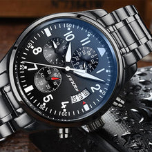 SINOBI Pilot Mens Chronograph Wrist Watch Waterproof Quartz Clock - Lafix