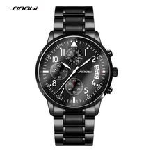 SINOBI Pilot Mens Chronograph Wrist Watch Waterproof Quartz Clock - Lafix