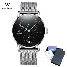 Mens Watches CADISEN Top Luxury Brand Automatic Mechanical Watch Men Full Steel Business Waterproof Fashion Sport Watches - Lafix