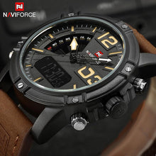 NAVIFORCE  Quartz Watch Men Digital LED Sports Wrist watch - Lafix