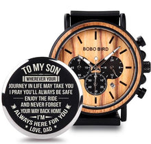 Men Watch Engrave Personal Engraving free Family Birthday Gift for Son Dad Husband Quartz Wristwatches Male Wristwatch Logo - Lafix