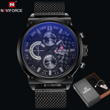 NAVIFORCE Men's Stainless Steel Quartz Sports Wrist Watch - Lafix