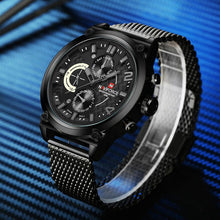 NAVIFORCE Men's Stainless Steel Quartz Sports Wrist Watch - Lafix