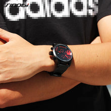 SINOBI Men Watches Full Steel Quartz Clock Racing Sport Chronograph Watch - Lafix