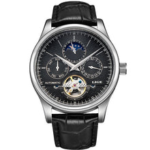 LIGE Brand Men Watches Automatic Mechanical Watch Tourbillon Sport Clock Leather Casual Business Retro Wristwatch Relojes Hombre - Lafix
