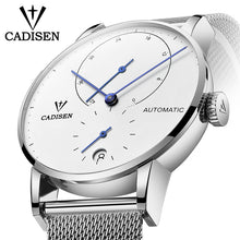 Mens Watches CADISEN Top Luxury Brand Automatic Mechanical Watch Men Full Steel Business Waterproof Fashion Sport Watches - Lafix