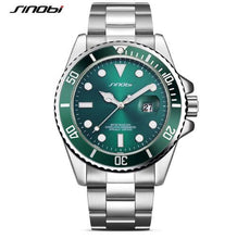 SINOBI Casual Men Watch Waterproof Date Stainless Steel Band - Lafix
