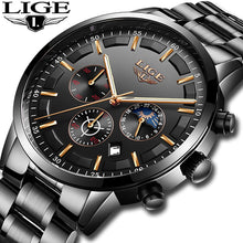 LIGE Sport Quartz Clock Mens Watches Top Brand Luxury Business Waterproof Watch - Lafix