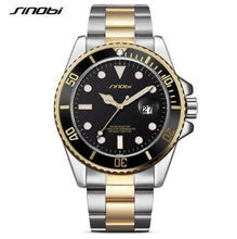 SINOBI Casual Men Watch Waterproof Date Stainless Steel Band - Lafix