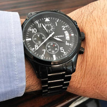 SINOBI Pilot Mens Chronograph Wrist Watch Waterproof Quartz Clock - Lafix
