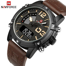 NAVIFORCE  Quartz Watch Men Digital LED Sports Wrist watch - Lafix