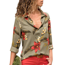 Women Blouses 2019 Fashion Long Sleeve Turn Down Collar Office Shirt Leisure Blouse Shirt Casual Tops Plus Size Blusas Femininas - Lafix