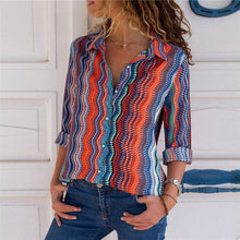 Women Blouses 2019 Fashion Long Sleeve Turn Down Collar Office Shirt Leisure Blouse Shirt Casual Tops Plus Size Blusas Femininas - Lafix