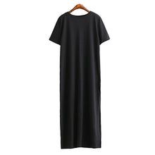 Maxi T Shirt Dress Women Winter Christmas Party Sexy Boho Elegant Vintage Bandage Bodycon Knitted Black Long Dresses Plus Size - Lafix
