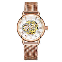 ORKINA Automatic mechanical watch women Rose Gold watch Lady relojes mujer women wristwatches Girl Dress Clock Montre Femme - Lafix