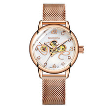 ORKINA Automatic mechanical watch women Rose Gold watch Lady relojes mujer women wristwatches Girl Dress Clock Montre Femme - Lafix