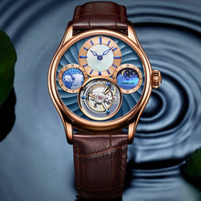 GUANQIN 2020 Real Tourbillon Mechanical Hand Wind Mens Watches Top Brand Luxury Skeleton Clock men Sapphire Relogio Masculino - Lafix