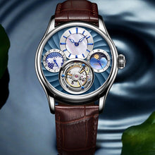GUANQIN 2020 Real Tourbillon Mechanical Hand Wind Mens Watches Top Brand Luxury Skeleton Clock men Sapphire Relogio Masculino - Lafix