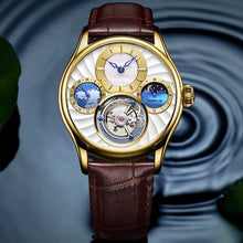 GUANQIN 2020 Real Tourbillon Mechanical Hand Wind Mens Watches Top Brand Luxury Skeleton Clock men Sapphire Relogio Masculino - Lafix
