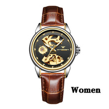 New Fashion Women Mechanical Watch Skeleton Design Top Brand Luxury Full Steel Waterproof Female Automatic Clock Montre Femme - Lafix
