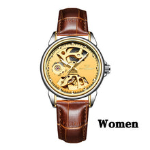 New Fashion Women Mechanical Watch Skeleton Design Top Brand Luxury Full Steel Waterproof Female Automatic Clock Montre Femme - Lafix
