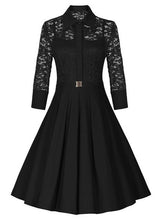 Elegant Vintage Autumn Dress - Lafix