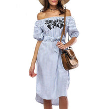 Off Shoulder Summer Dress - Lafix