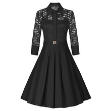 Elegant Vintage Autumn Dress - Lafix