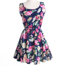 JECKSION 2016 fashionable  Women Summer Chiffon Dress Sexy  Fashion Women Summer Printed Sleeveless Mini Dresses - Lafix