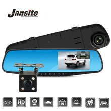 Jansite Car DVR Dual Lens Car Camera Full HD 1080P Video Recorder Rearview Mirror With Rear view DVR Dash cam Auto Registrator - Lafix