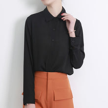 New Women's Shirt Classic Chiffon Blouse Female Plus Size Loose Long Sleeve Casual Shirts Lady Simple Style Tops Clothes Blusas - Lafix