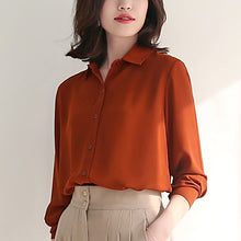 New Women's Shirt Classic Chiffon Blouse Female Plus Size Loose Long Sleeve Casual Shirts Lady Simple Style Tops Clothes Blusas - Lafix