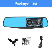 ADDKEY Car DVR Radar Detector Mirror Camera Video Recorder FHD 1080P Auto Camera Dual Lens Rear View Camera Speedcam dash cam - Lafix